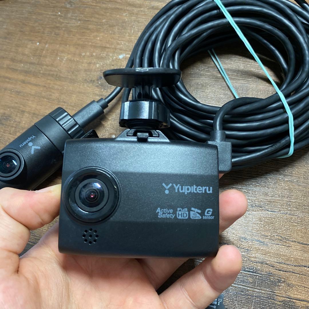 ユピテル ドライブレコーダー 前後2カメラ HDR Y-410 動作確認済み