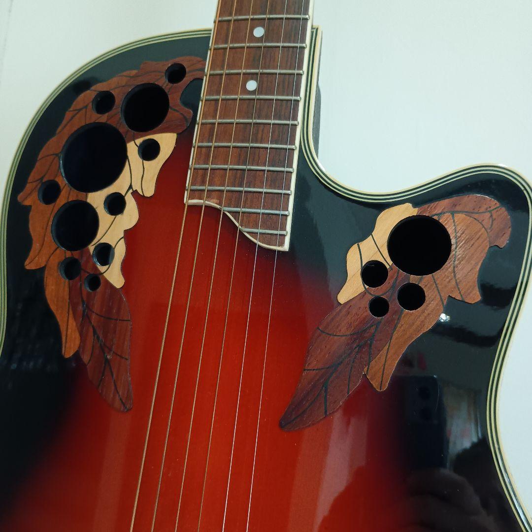 美品 低弦高 オベーションギター セレブリティデラックス ディープボール