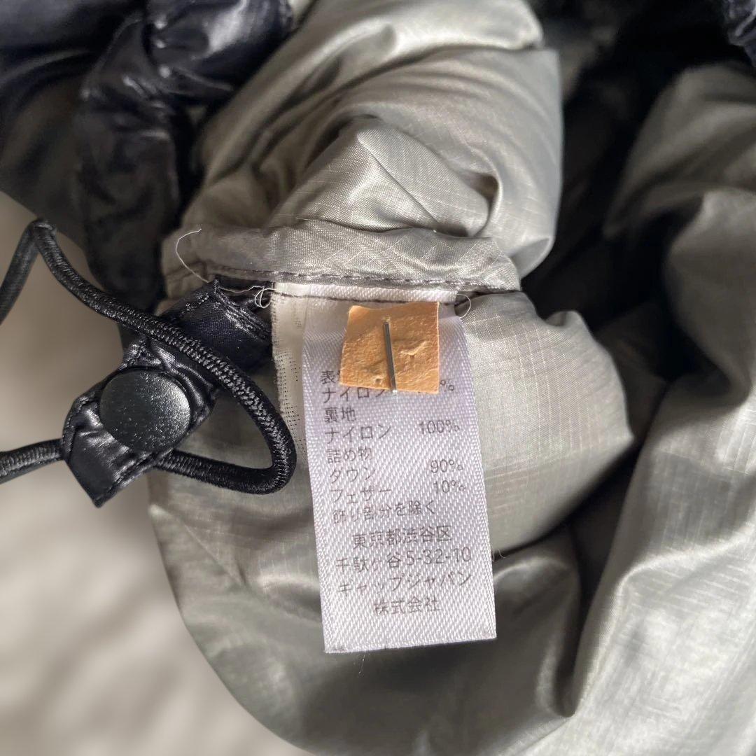 90s old gap 短丈 down puffer jacket teck 黒