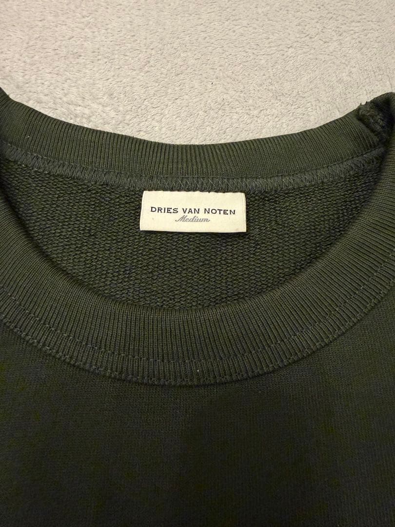 DRIES VAN NOTEN ドリスヴァンノッテン ダークグリーン スウェット