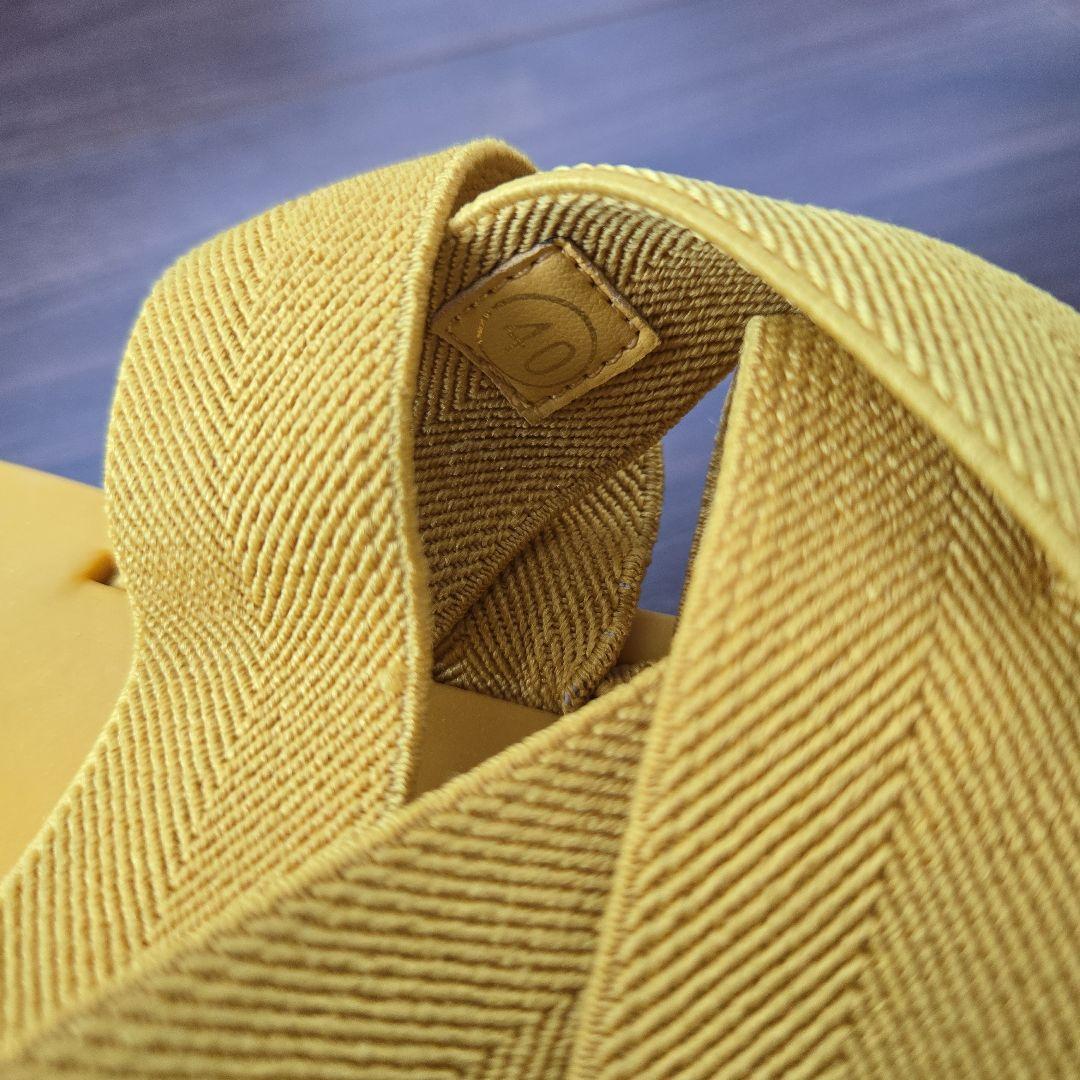 BOTTEGA VENETA/ ボッテガヴェネタ 黄色 サンダル 40 25cm