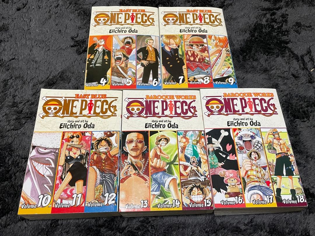 ONEPIECE ワンピース Vol.4~18巻 英語版 洋書