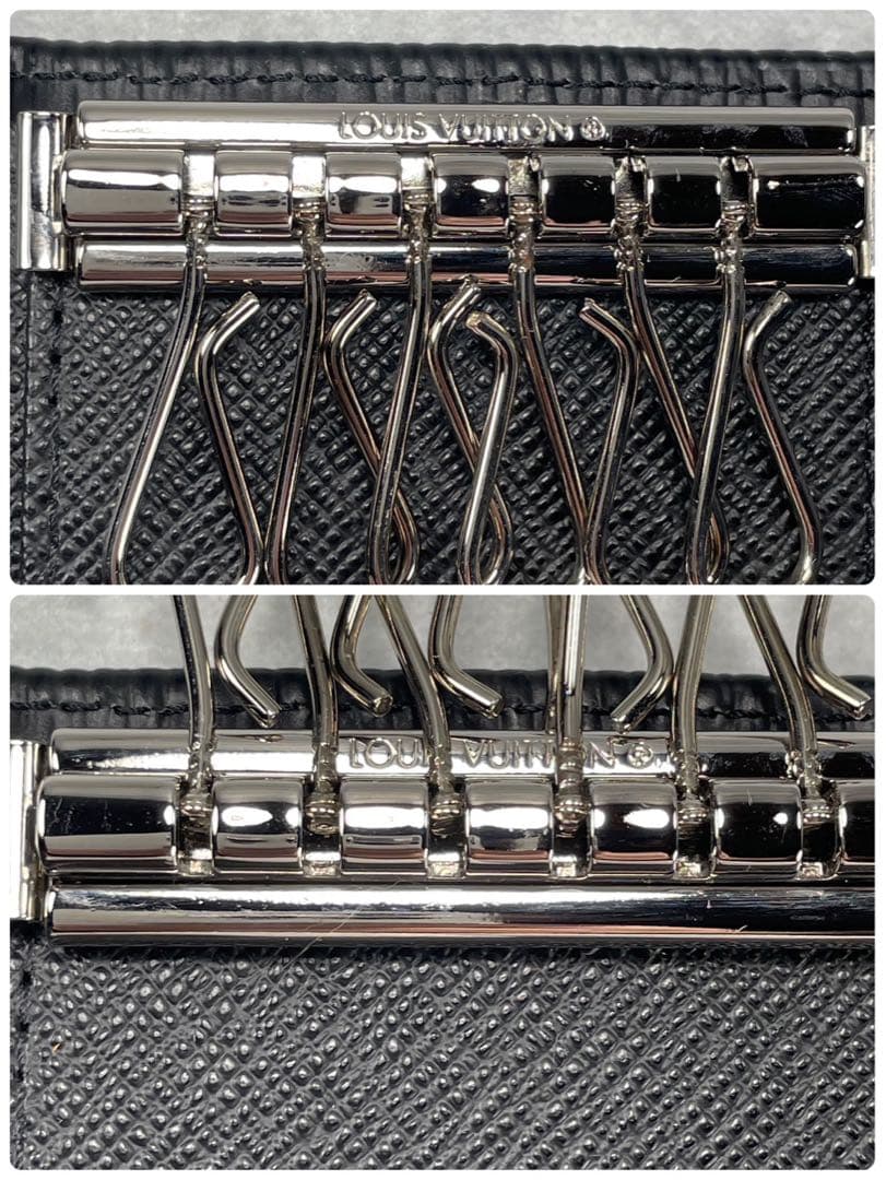 極美品・近年モデル✨ ルイヴィトン キーケース ミュルティクレ 6連 ブラック