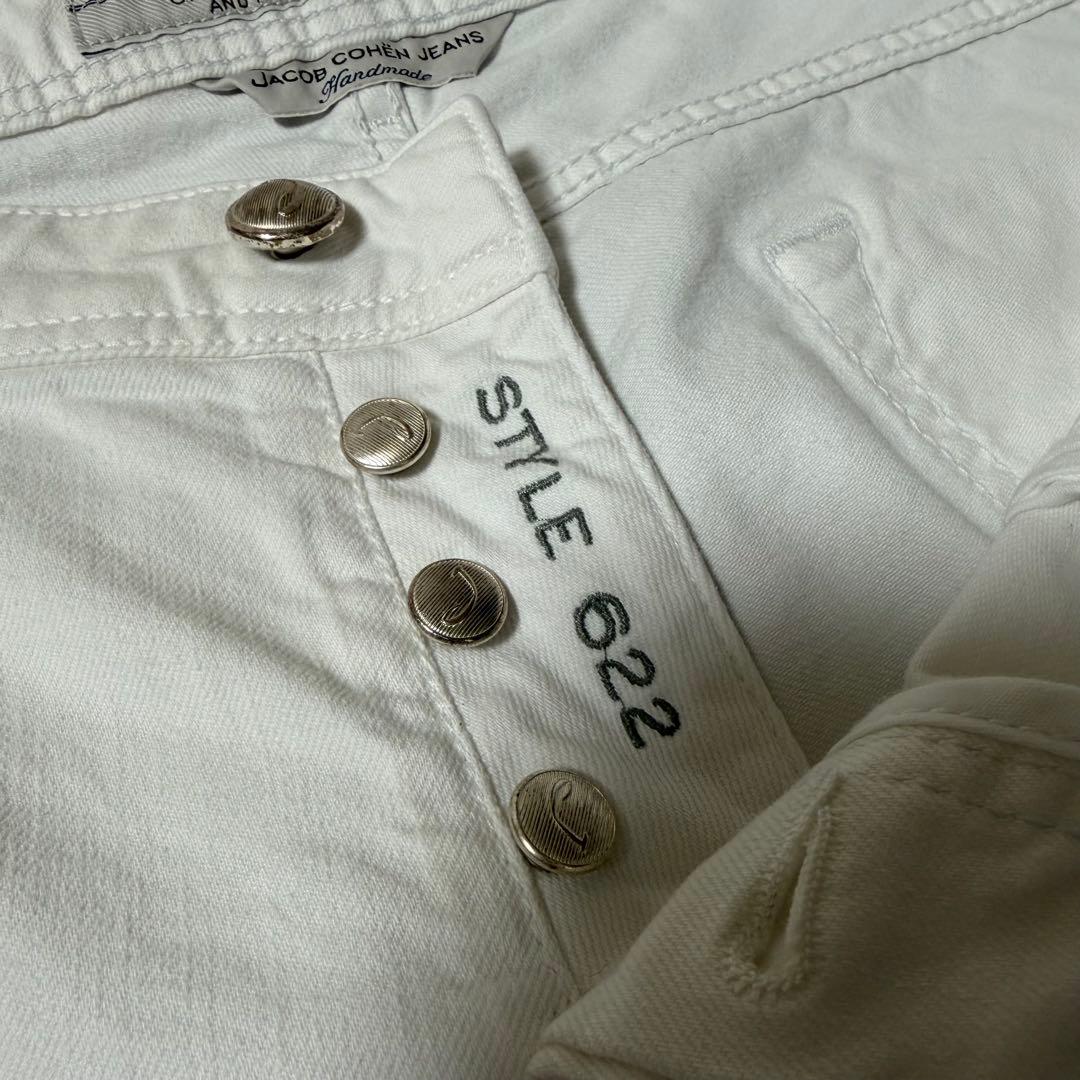 JACOB COHEN ヤコブコーエン Style622 ホワイト W37