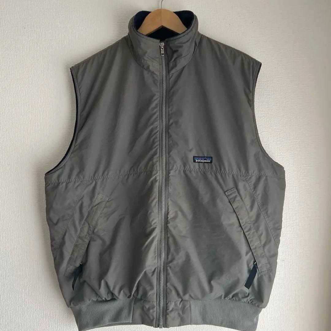 90s パタゴニア　シェルドシンチラ ベスト　グレー