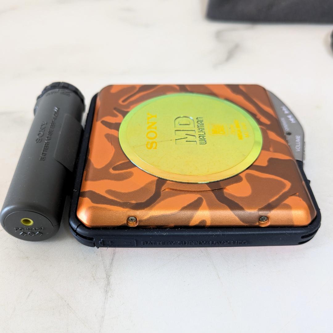 ジャンク　SONY WALKMAN ウォークマン MZ-E45 オレンジ