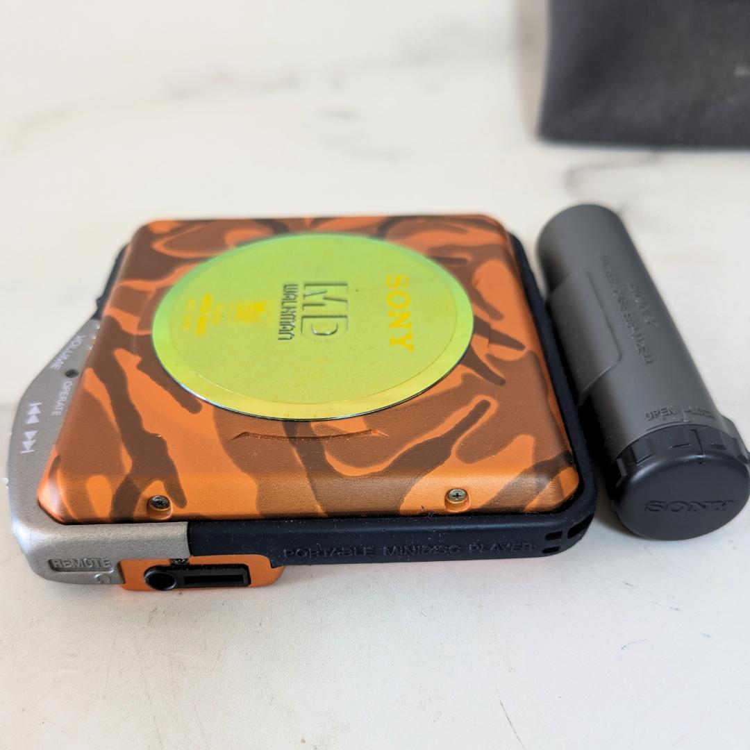 ジャンク　SONY WALKMAN ウォークマン MZ-E45 オレンジ