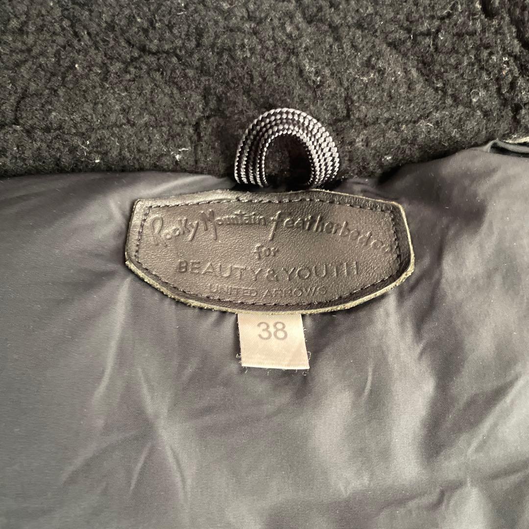 ロッキーマウンテン　ブラック　 BEAUTY&YOUTH コラボ38 ダウン