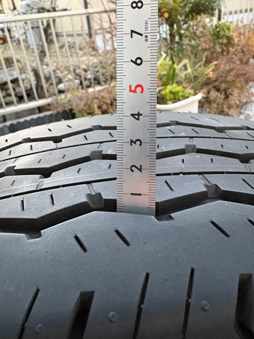 ブリヂストン　195/80R15 タイヤ　ホイール　セット　溝あります。