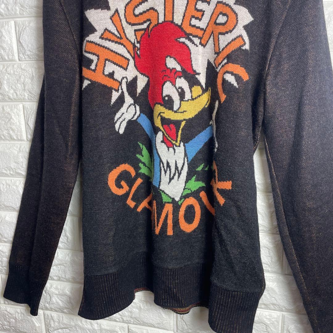 HYSTERIC GLAMOURウッドペッカーメンズニット L