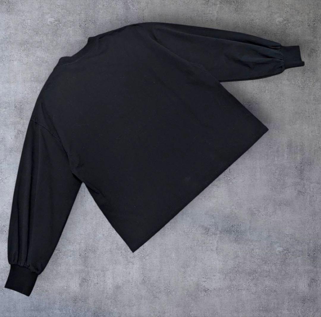 【新品】ハイク 長袖 ボリュームスリーブ カットソー 黒 size2