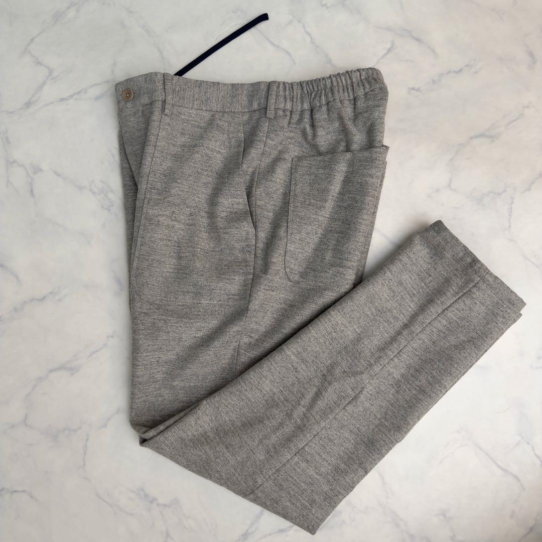 取引中【INCOTEX】74型ウールフランネル テーパードフィット ゴム仕様48