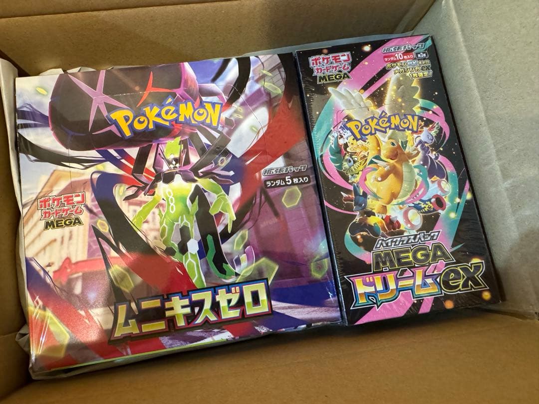 ポケセン産 ムニキスゼロ メガドリームex シュリンク付き box ポケカ