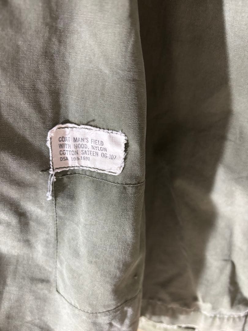 M65フィールドジャケット1st medium-short 実物