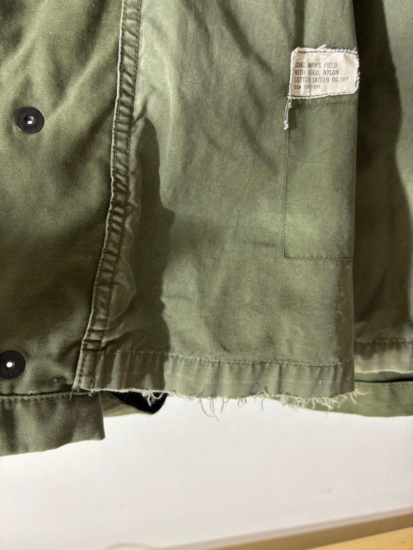 M65フィールドジャケット1st medium-short 実物
