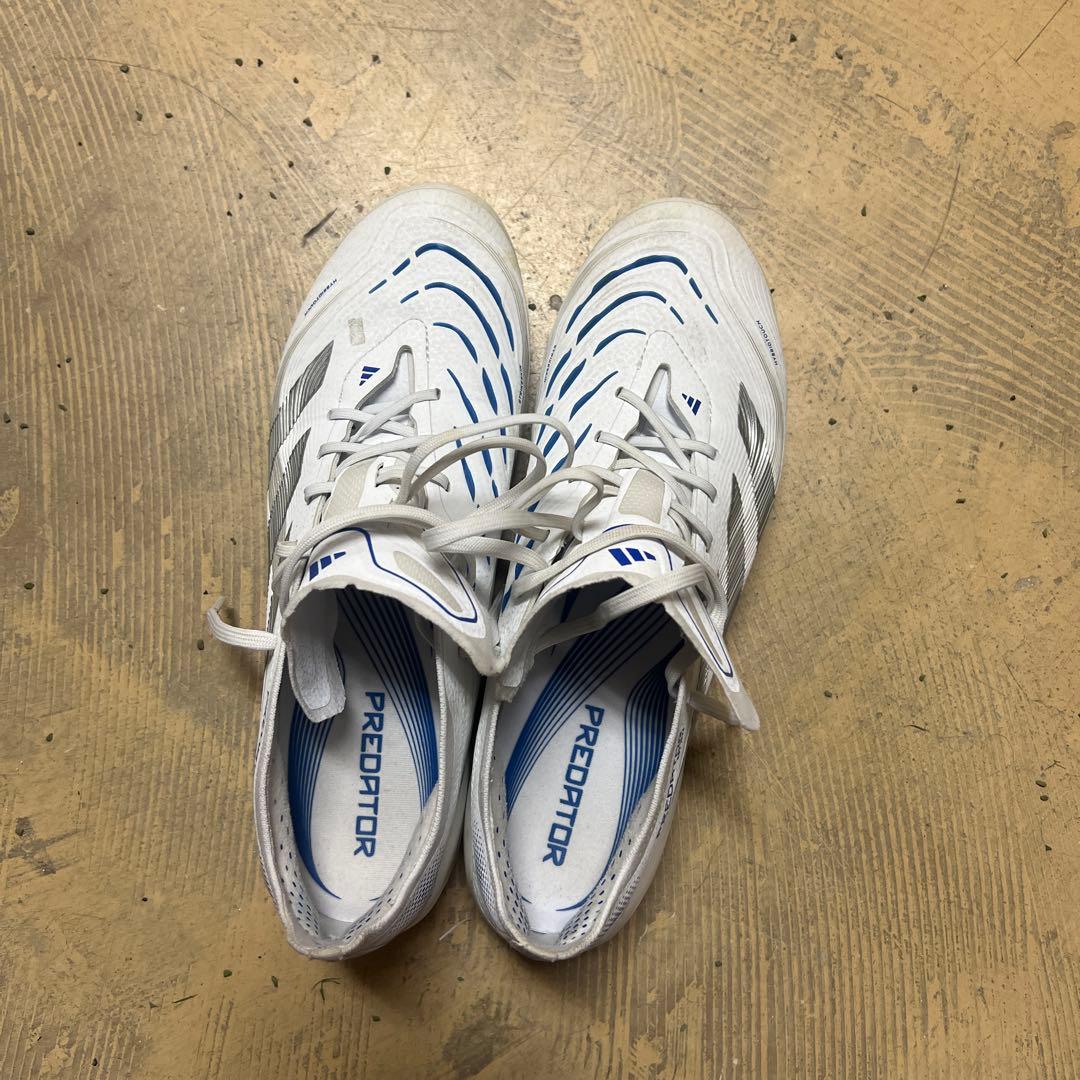 Adidas Predator サッカーシューズ ホワイト/ブルー