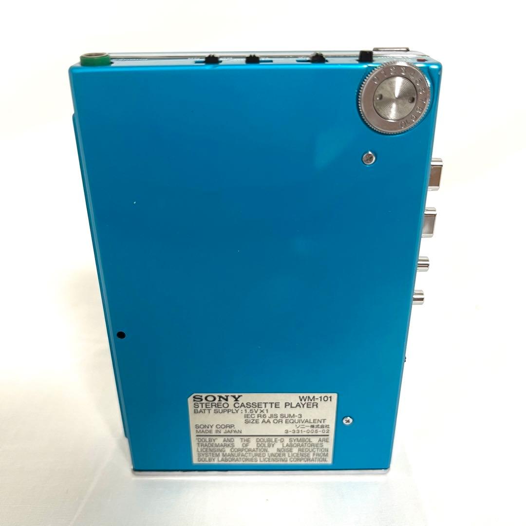 【希少ブルー】SONY ソニー WALKMAN ウォークマン WM-101