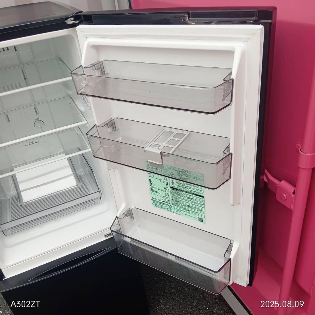 T082★2024年製★東芝　冷蔵庫　ブラック　黒　自動霜取り　一人暮らし