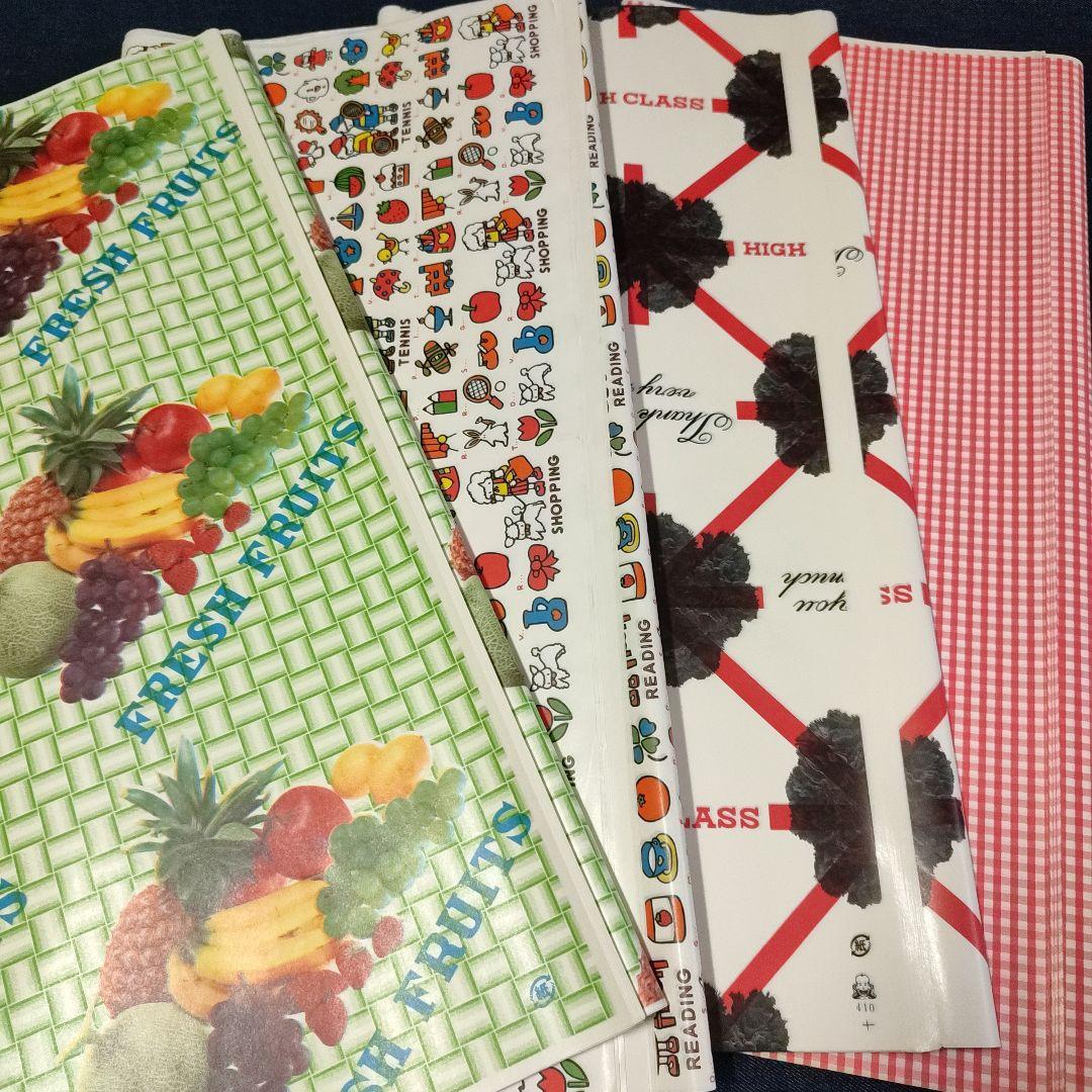 当時物　昭和レトロ　大判包装紙まとめて　パンダ・うさぎ・イヌ　カワイイ