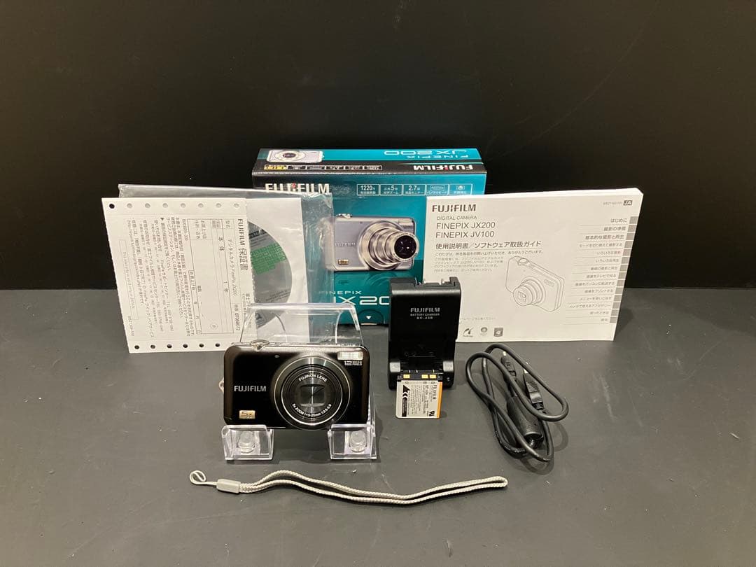 【美品】FUJIFILM FINEPIX JX200 ブラック　動作確認済