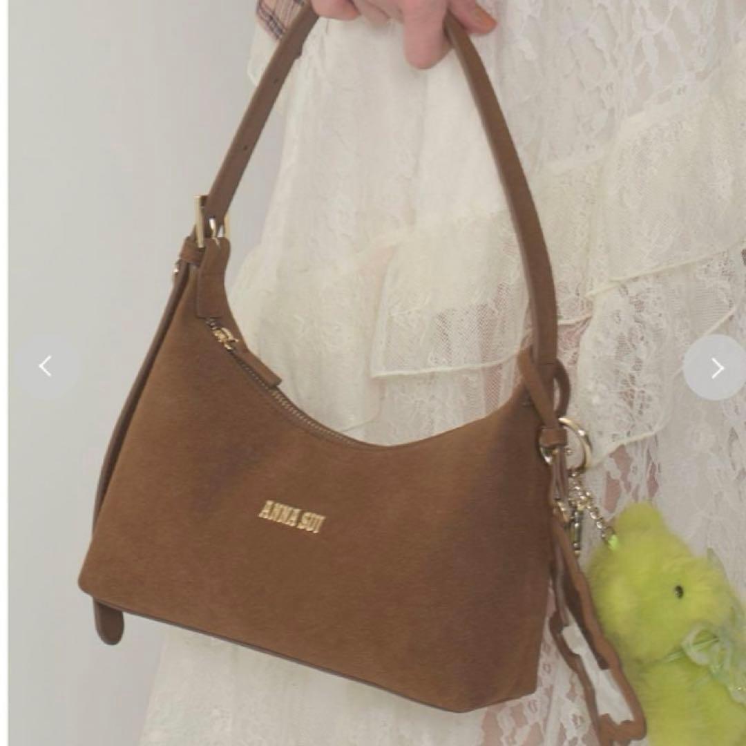 未使用 LILY BROWN×ANNA SUI ブラウン　ハンドバッグ 完売