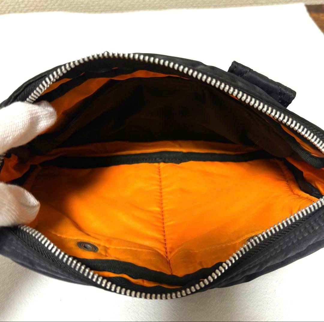 【美品】【2way】ポーター タンカー ミニ ショルダーバック ポーチ ブラック