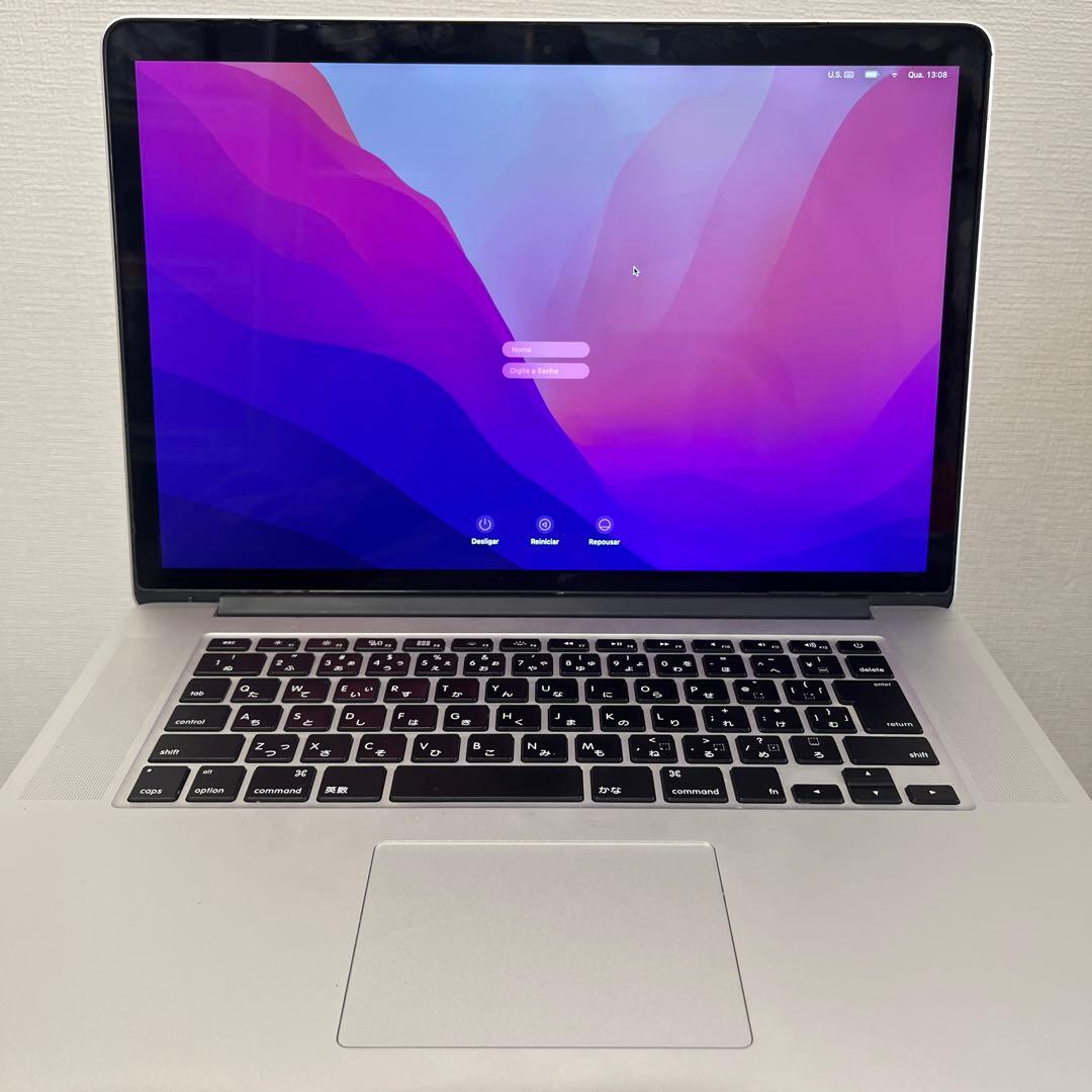 MacBook Pro Retina 15インチ mid 2015