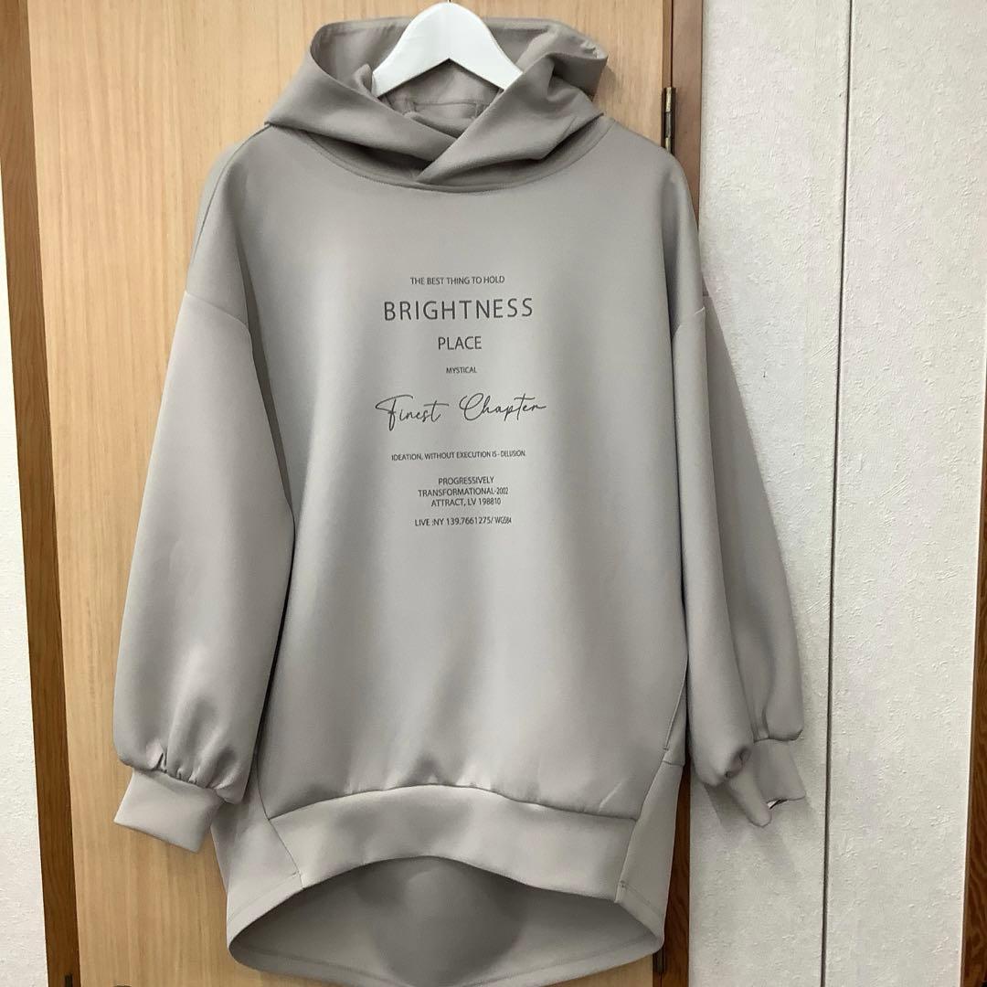 ayane ボンディングパーカー　グレー　新品未使用