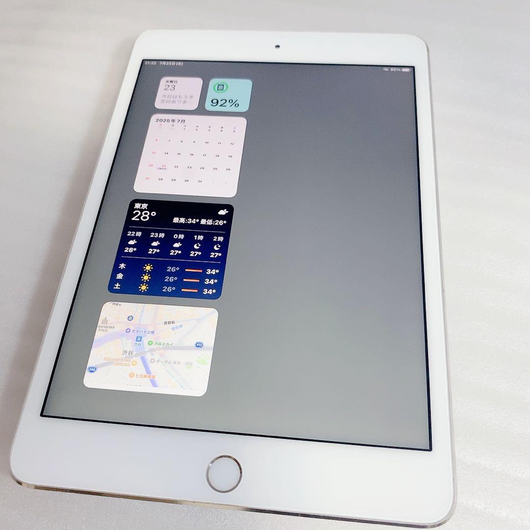 簡単タブレット設定のipad mini4 128GB【SIMフリー 】