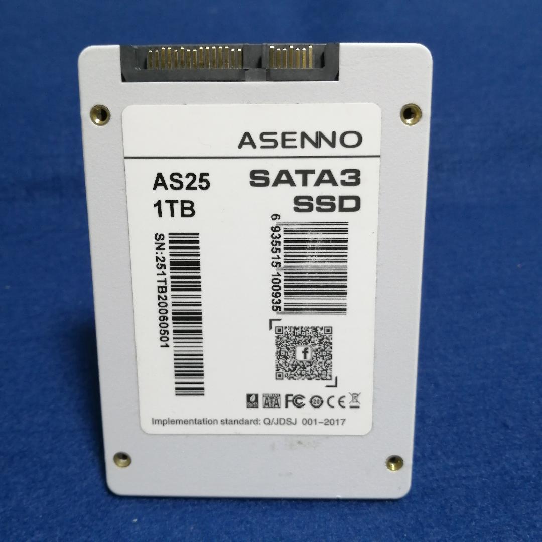 内蔵型SSD ASENNO AS25 1TB SATA3 SSD