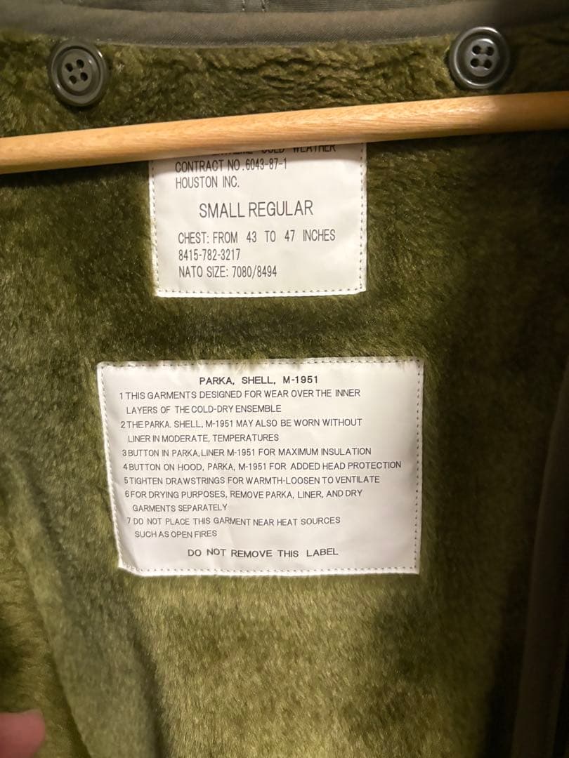名作　ヒューストン　m-51 モッズコート　青島コート
