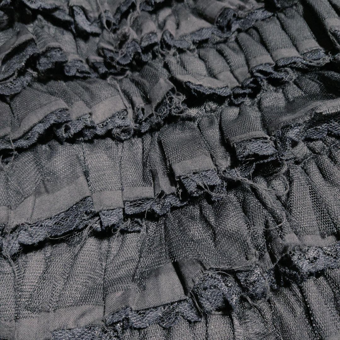 A. Naoto Blood 黒 フリル ミニスカート