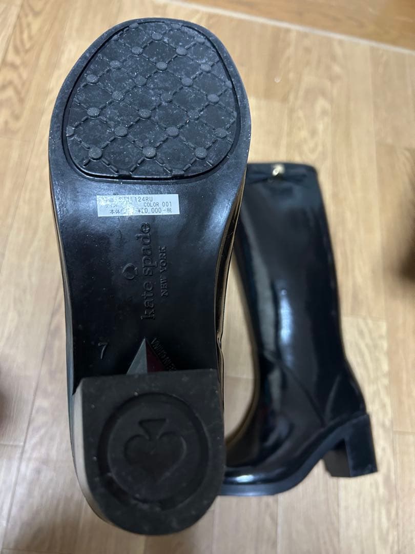 kate spade 黒 長靴 サイズ7