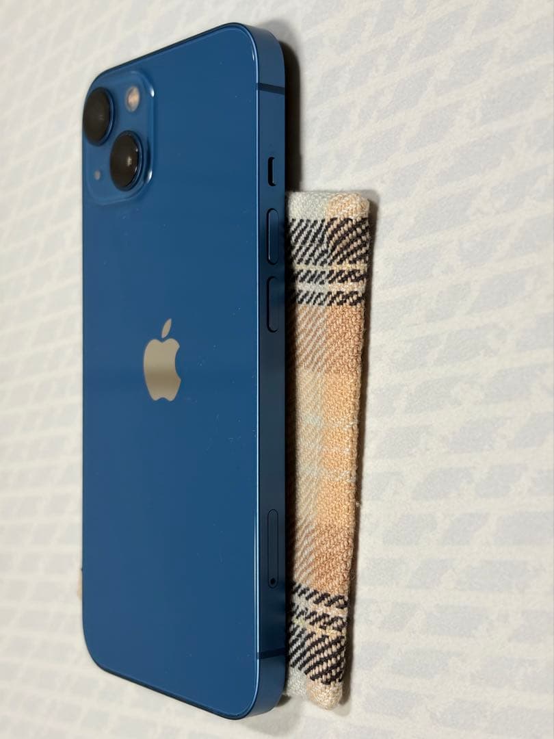 iPhone13 128G ブルー本体　箱あり　オマケ付き