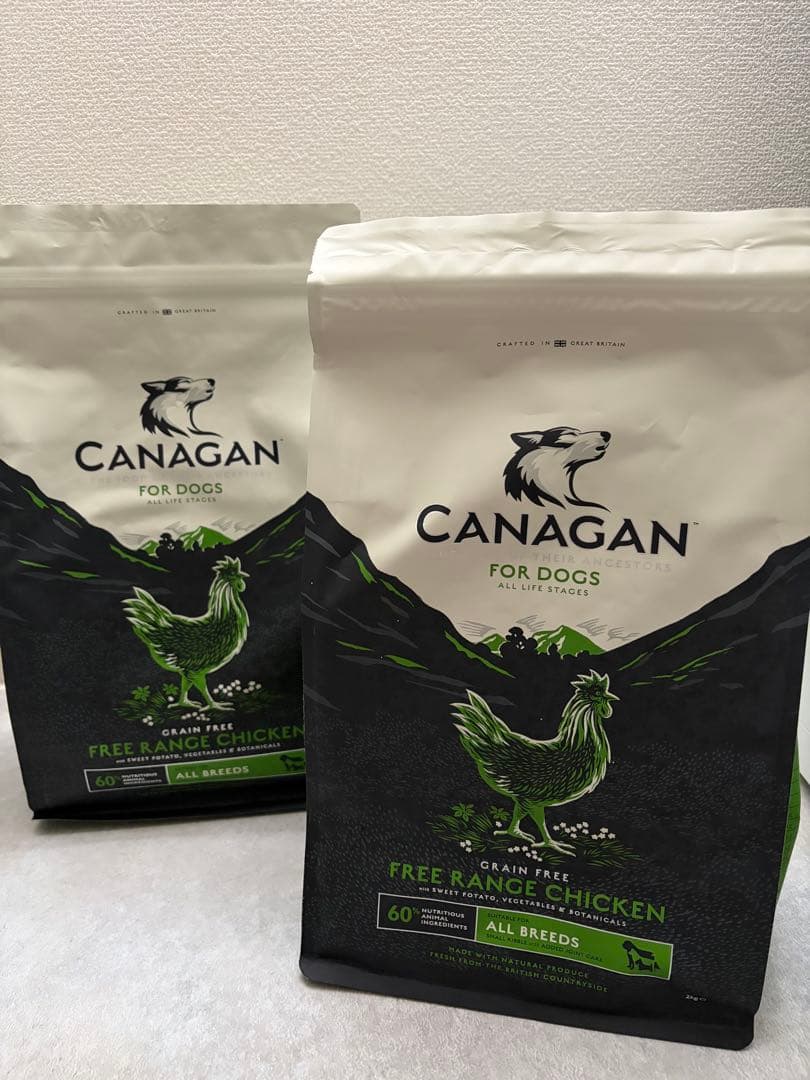 カナガンドッグフード チキン 2kg × 2袋