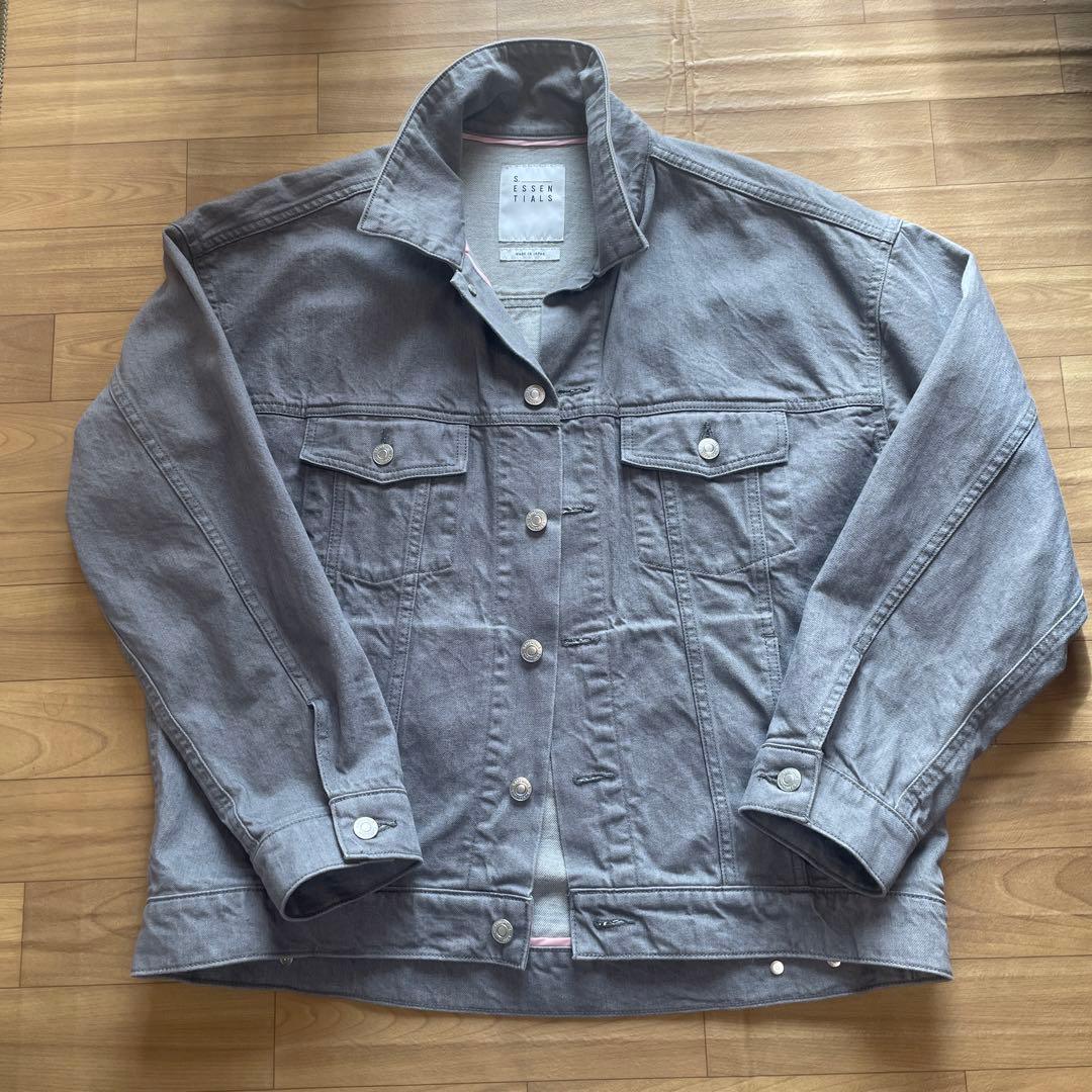 大人のデニムジャケット　S.ESSENTIALS 限定カラーグレー