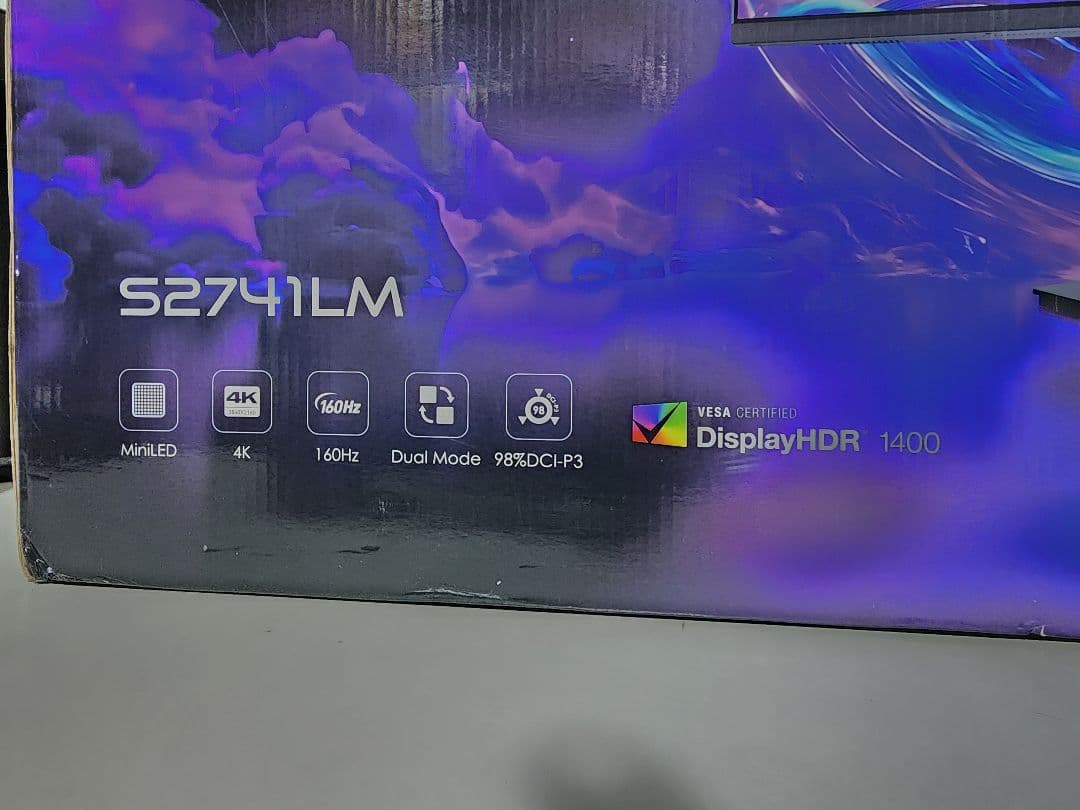 美品 KOORUI QD-MiniLED 27インチゲーミングモニター量子ドット