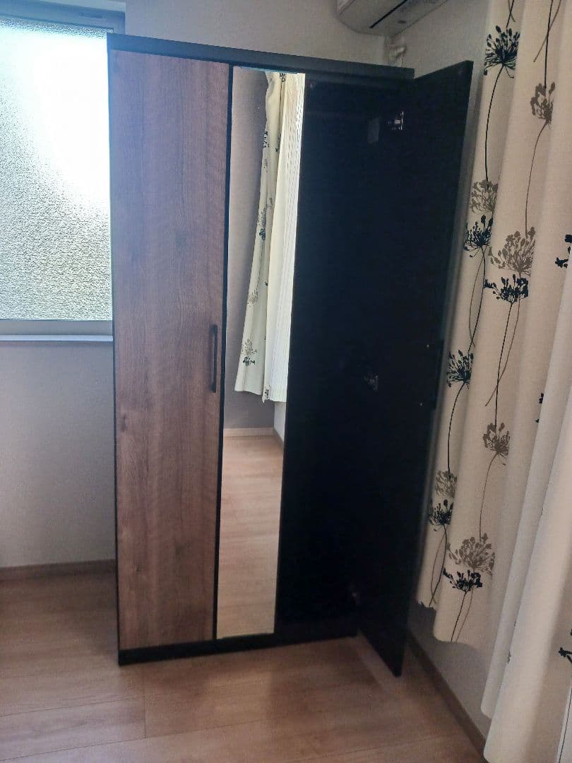 クローゼット　ワードローブ　幅80×高さ180×奥行57cm