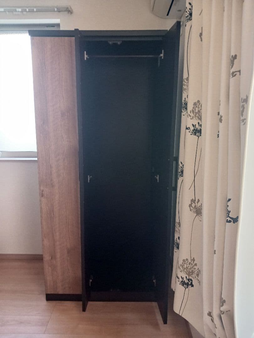 クローゼット　ワードローブ　幅80×高さ180×奥行57cm
