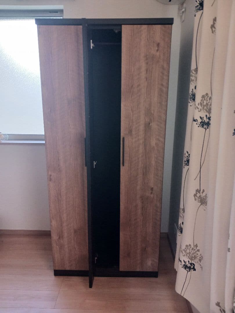 クローゼット　ワードローブ　幅80×高さ180×奥行57cm