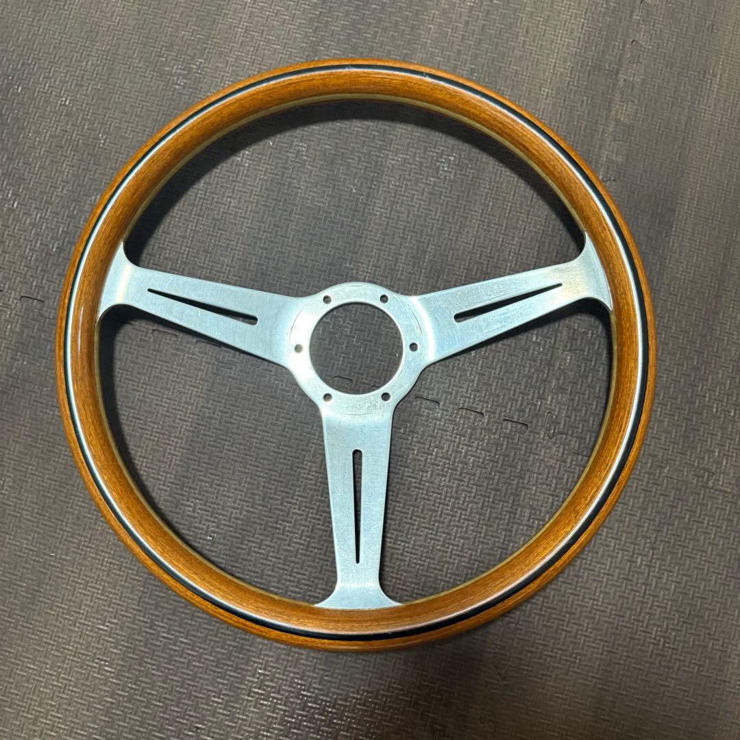 当時物 NARDI ナルディ クラシック　 ウッドステアリング Φ36mm