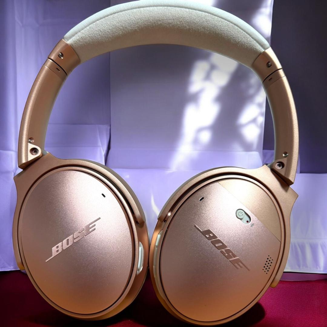 ☆限定色 極美品 Bose QC35 ワイヤレスヘッドホン II ローズゴールド