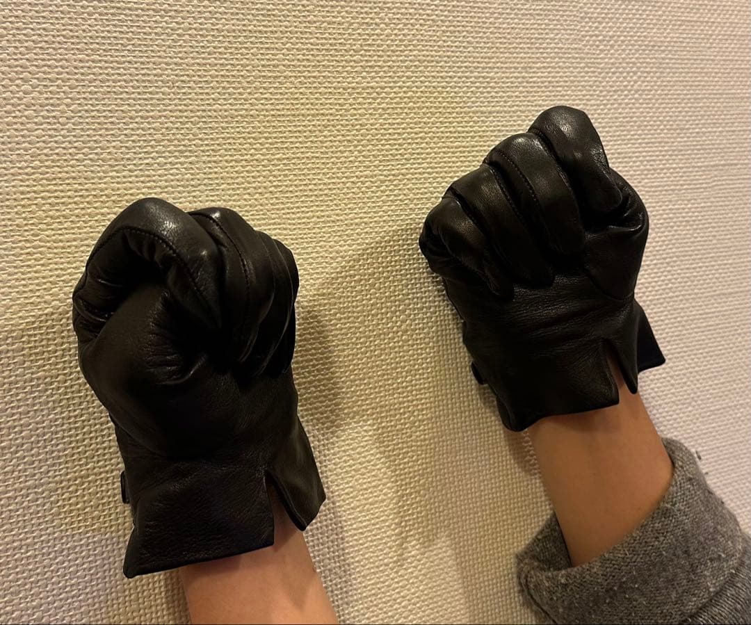 グッチ シェリーライン ホースビット ラムレザー手袋 サイズ7 1/2