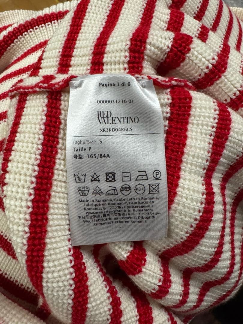 RED VALENTINO ニットウール　ワンピースS