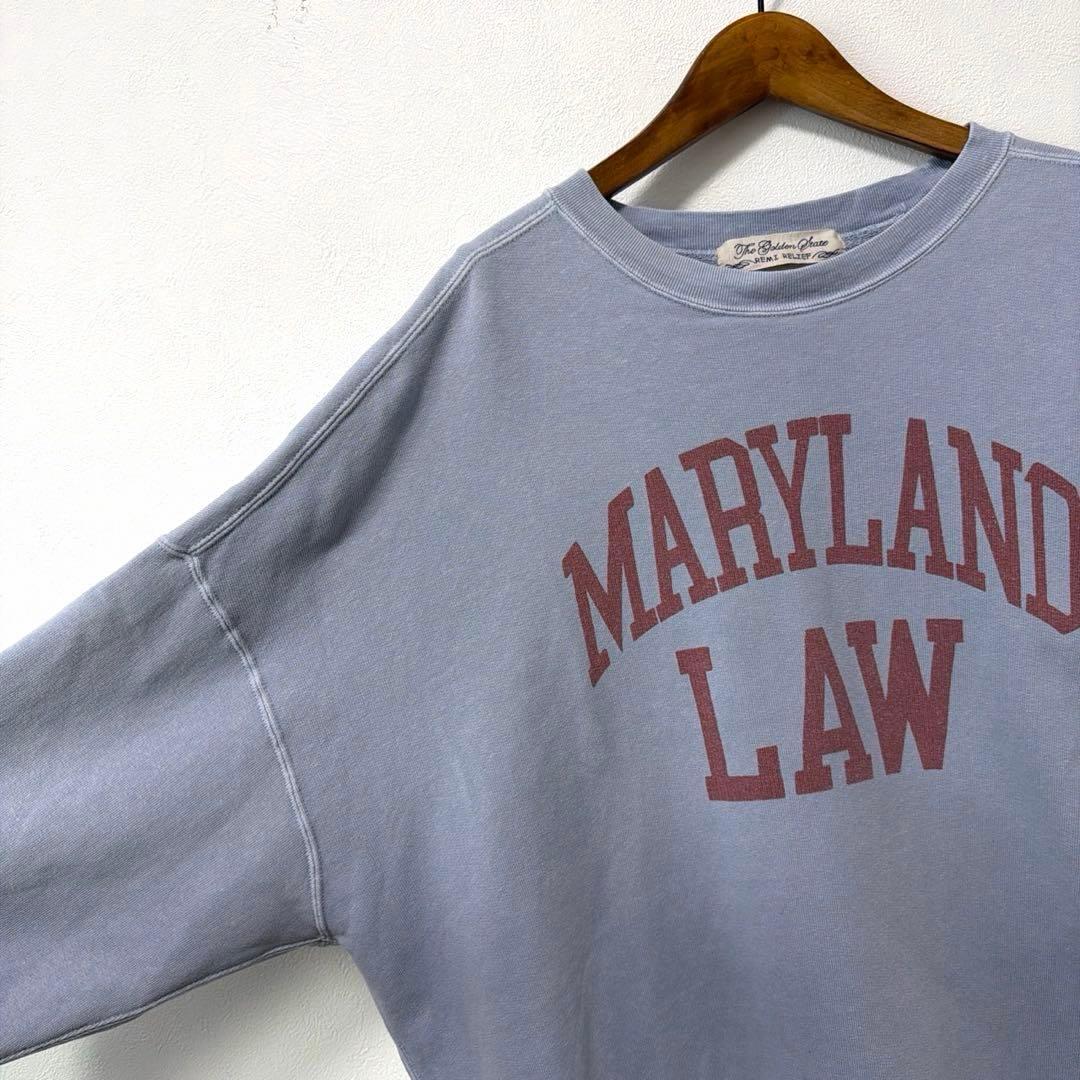 ONLY ARK別注 レミレリーフ SP加工3飛び裏毛クルー M