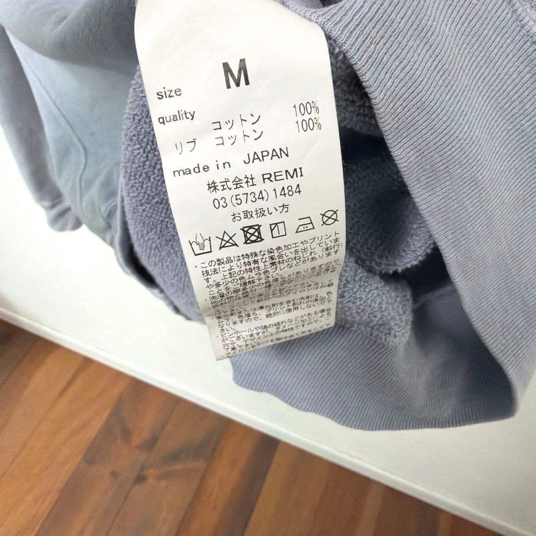 ONLY ARK別注 レミレリーフ SP加工3飛び裏毛クルー M