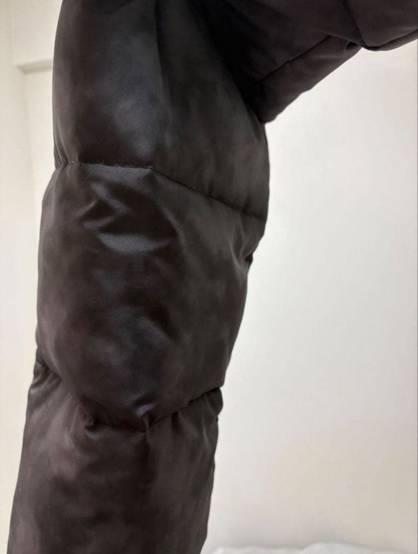 【GRANCY】 プリントショートリアルダウン　ブラック　Sサイズ