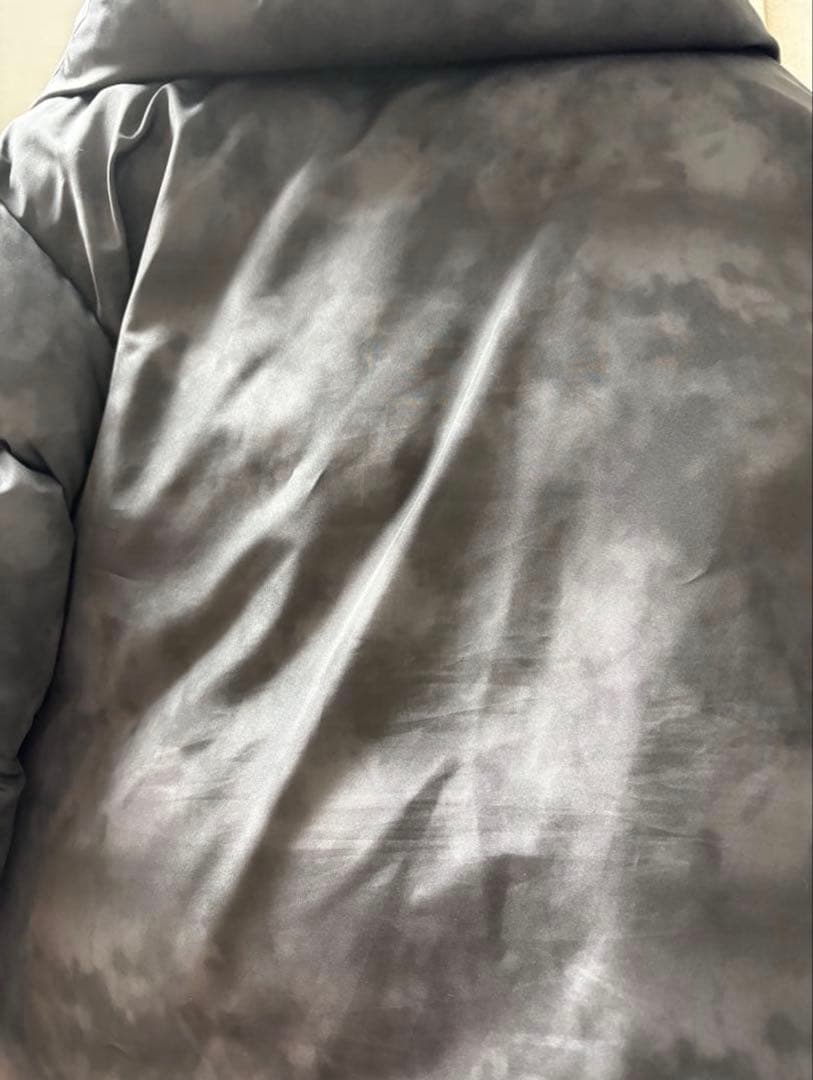 【GRANCY】 プリントショートリアルダウン　ブラック　Sサイズ