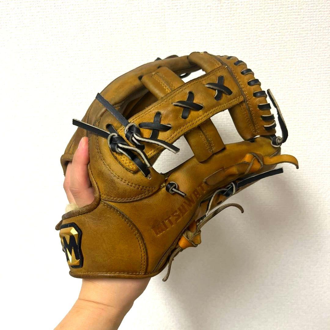 867 ミツワタイガー レボルタイガー 型抜群 即戦力 硬式 内野手用グローブ