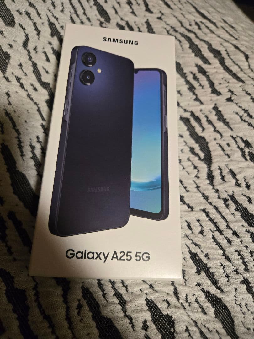 【ほぼ未使用】Samsung Galaxy A25 5G 黒箱つき
